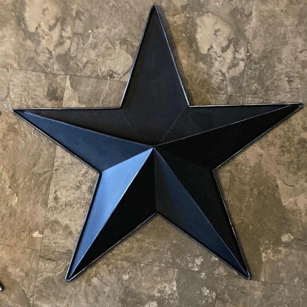 Metal star decor *with pocket